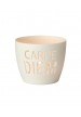 Photophore en porcelaine CARPE DIEM