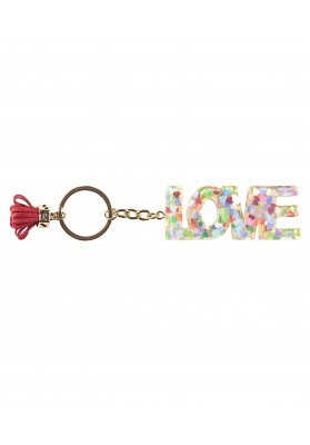 Porte-clés LOVE en résine