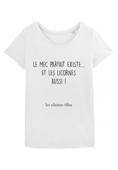 Tee-shirt col rond Le mec parfait existe