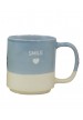 Mug grès Smile coloris Bleu
