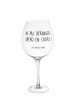 Verre à vin XL 75cl Ne pas déranger Apéro en cours