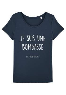 Tee-shirt col rond Je suis une bombasse