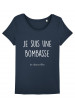 Tee-shirt col rond Je suis une bombasse