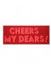 Paillasson rouge CHEERS MY DEARS