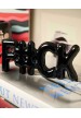 Figurine F*CK noir lettre ballon