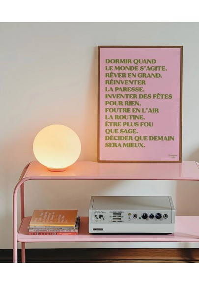 Affiche Dormir quand le monde s'agite