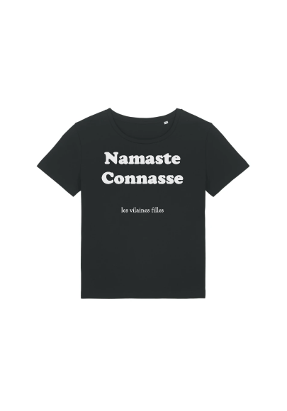 Tee-shirt col rond Namaste Connasse bio