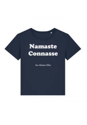 Tee-shirt col rond Namaste Connasse bio