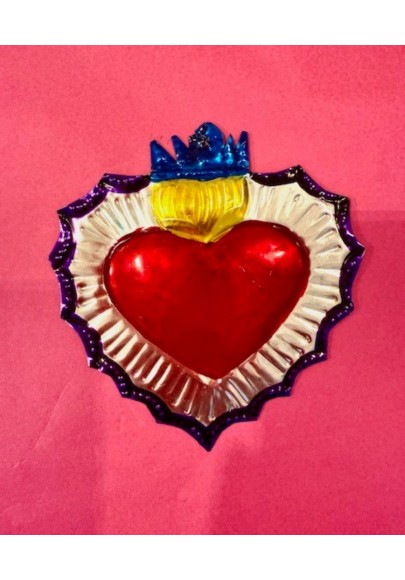 Ex voto doré métal coloré 3