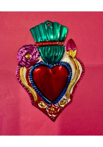 Ex voto doré métal coloré 7