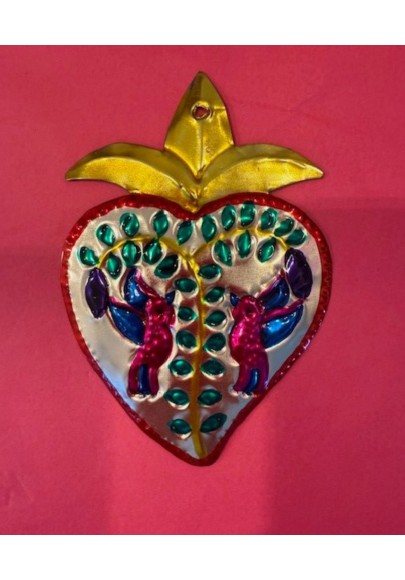 Ex voto doré métal coloré 11