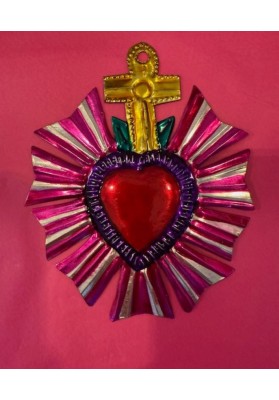 Ex voto doré métal coloré 12