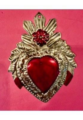 Ex voto doré métal coloré 20