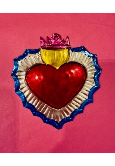 Ex voto doré métal coloré 21