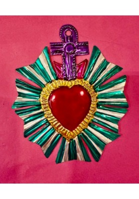 Ex voto doré métal coloré 23