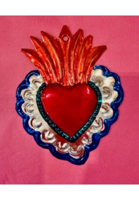 Ex voto doré métal coloré 22
