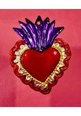 Ex voto doré métal coloré 24