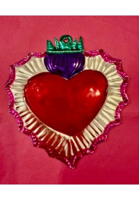 Ex voto doré métal coloré 25