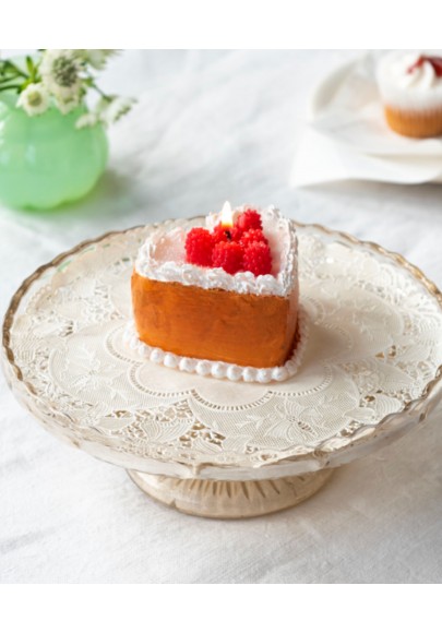 Bougie gourmande  en forme de coeur
