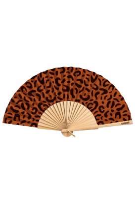 Eventail Léopard foncé