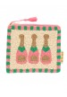 Pochette en perles de verres Champ