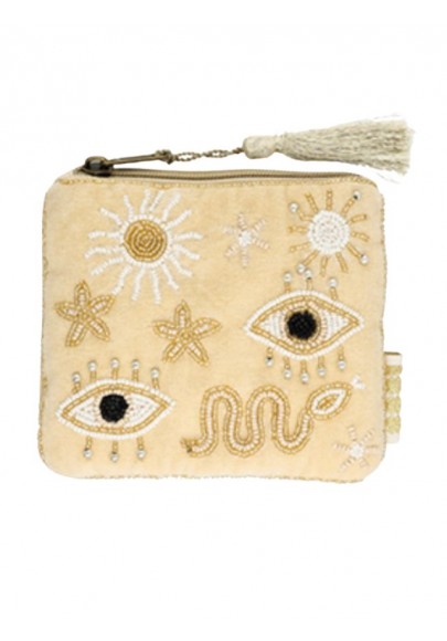 Pochette en perles de verre Mystique