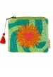 Pochette en perles de verre Soleil et coeur