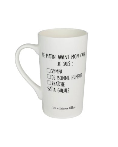 Mug XL Ta gueule marque les vilaines filles