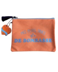 Pochette Orange fluo Mes petits trucs de bombasse
