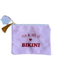 Pochette Rose pastel J'en ai ras le bikini