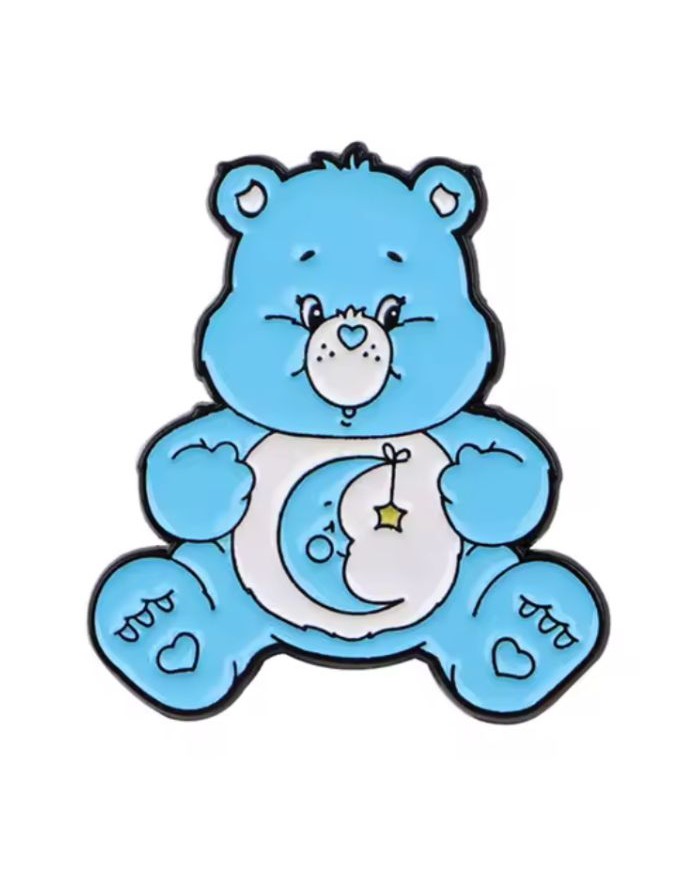 Pin's bisounours bleu lune