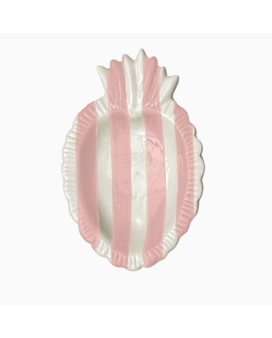 Vide poche ex voto rayé rose