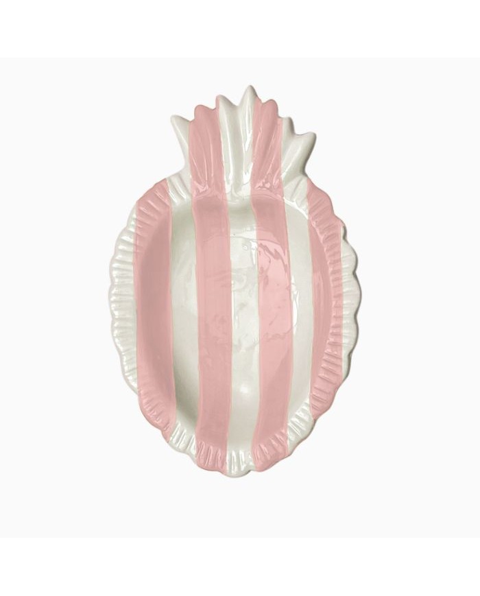 Vide poche ex voto rayé rose