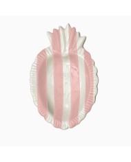 Vide poche ex voto rayé rose