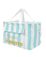 Lunch bag bleu rayé  Ma cachette à mojito marque les vilaines filles