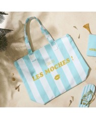 Sac rayé Bleu Coucou les moches marque les vilaines filles