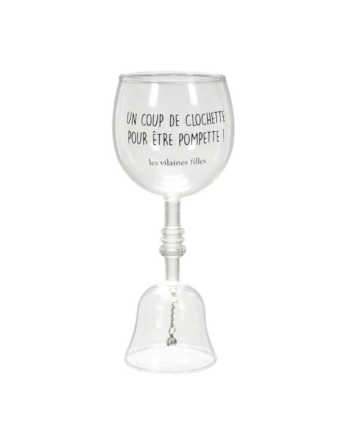 Verre clochette marque les vilaines filles apéro cadeaux