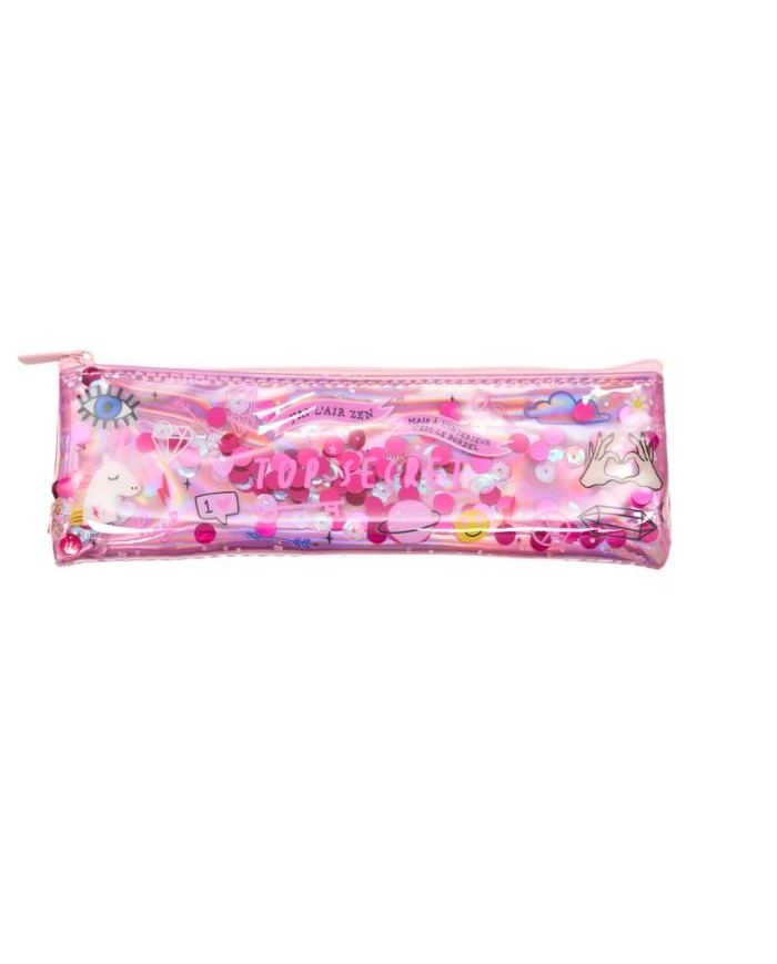 Trousse paillettes Karma J'ai l'air ZEN marque les Vilaines filles