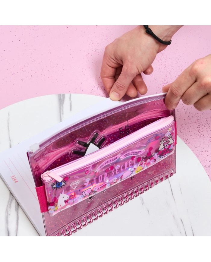 Trousse paillettes Karma J'ai l'air ZEN marque les Vilaines filles