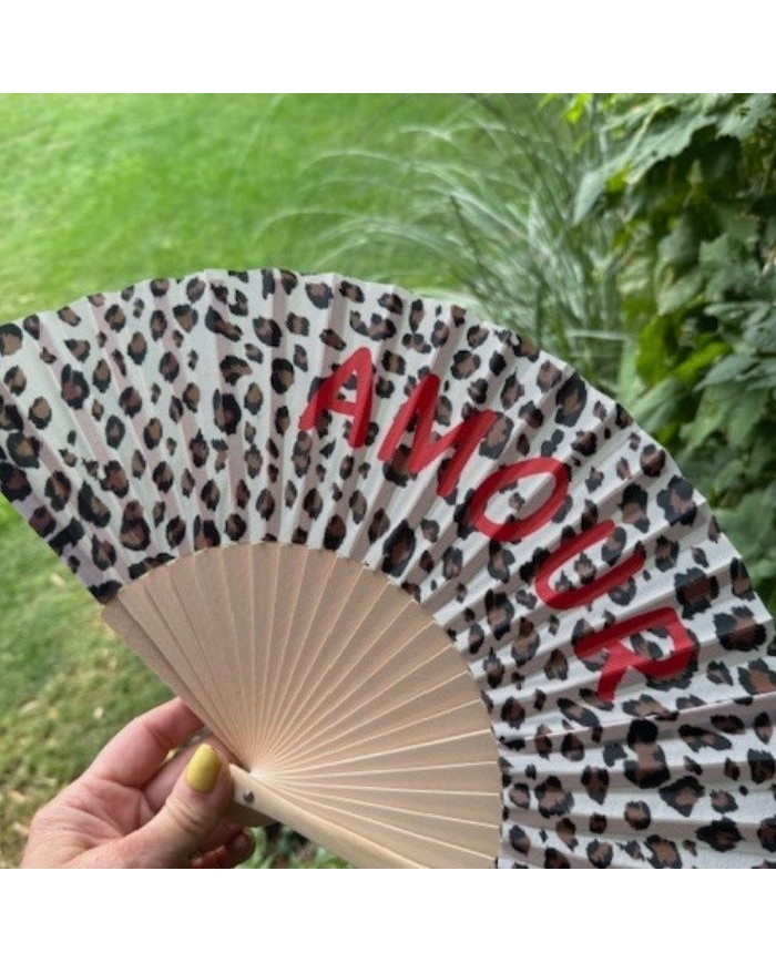 Eventail AMOUR marque mile mila