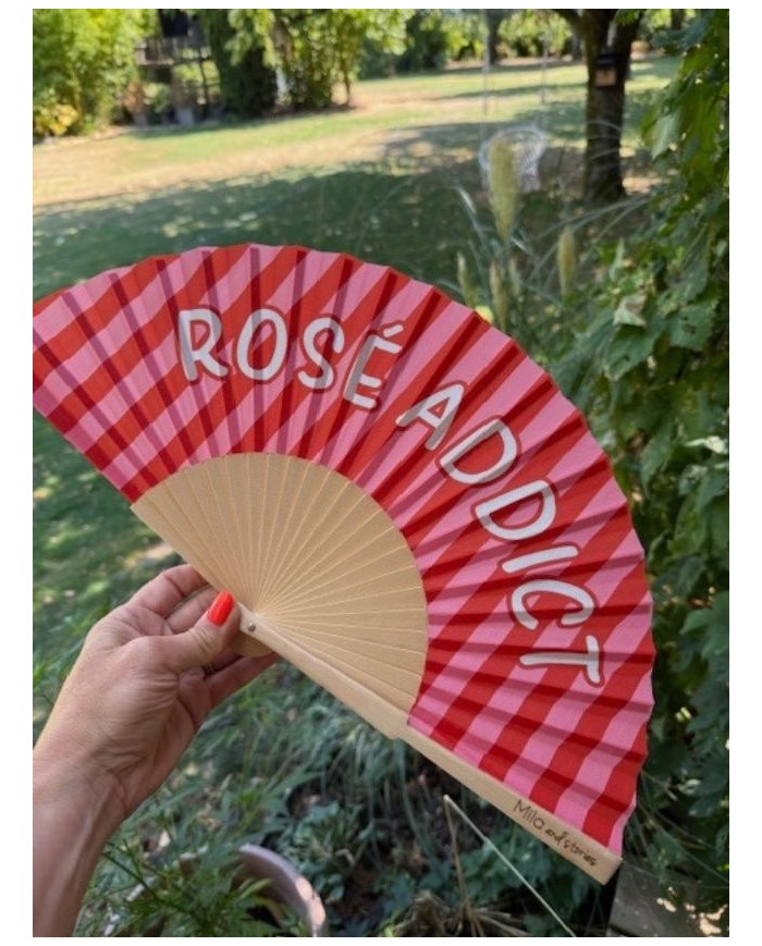 Eventail Rosé addict marque mile mila