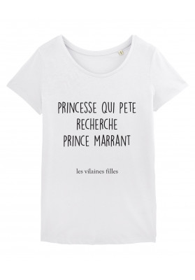 Tee-shirt col rond Prince marrant