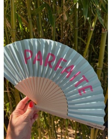 Eventail Parfaite vert pastel  marque mile mila