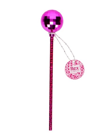 Stylo boule à facette fuchsia marque Rex London