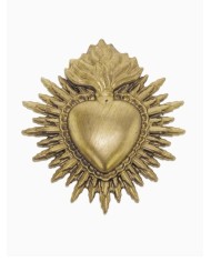 Ex voto doré coeur amour
