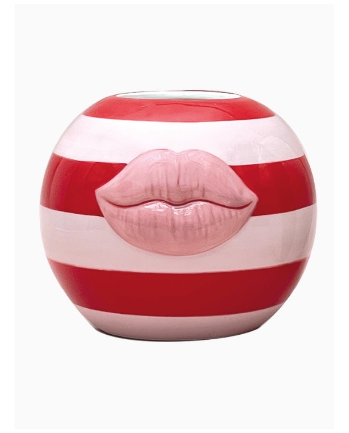 Petit vase rond rose Kiss