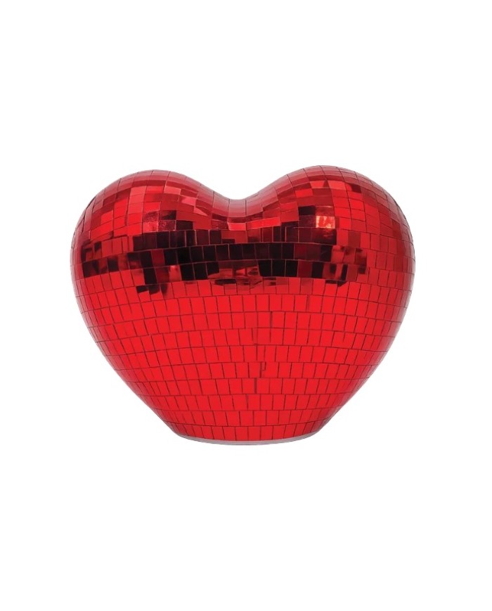 Lampe coeur Disco LED rouge