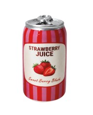 Vase soliflore Canette de jus de fraises