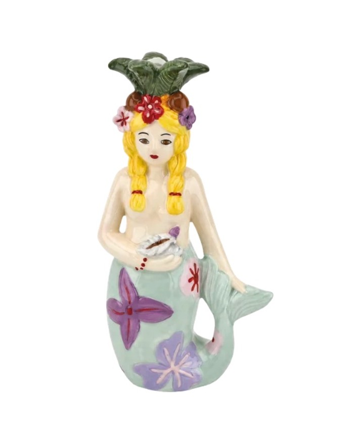 Vase soliflore Sirène bleu