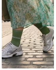 Chaussettes paillettes Vert "irrésistible"